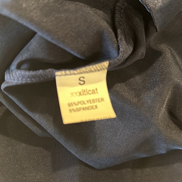 Blue stain cocktail dress - Picture 5 of 5